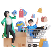 E-commerce marketing illustration